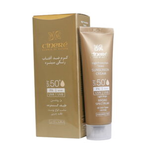 کرم ضد آفتاب رنگی +SPF50 (بژ روشن 02) سینره