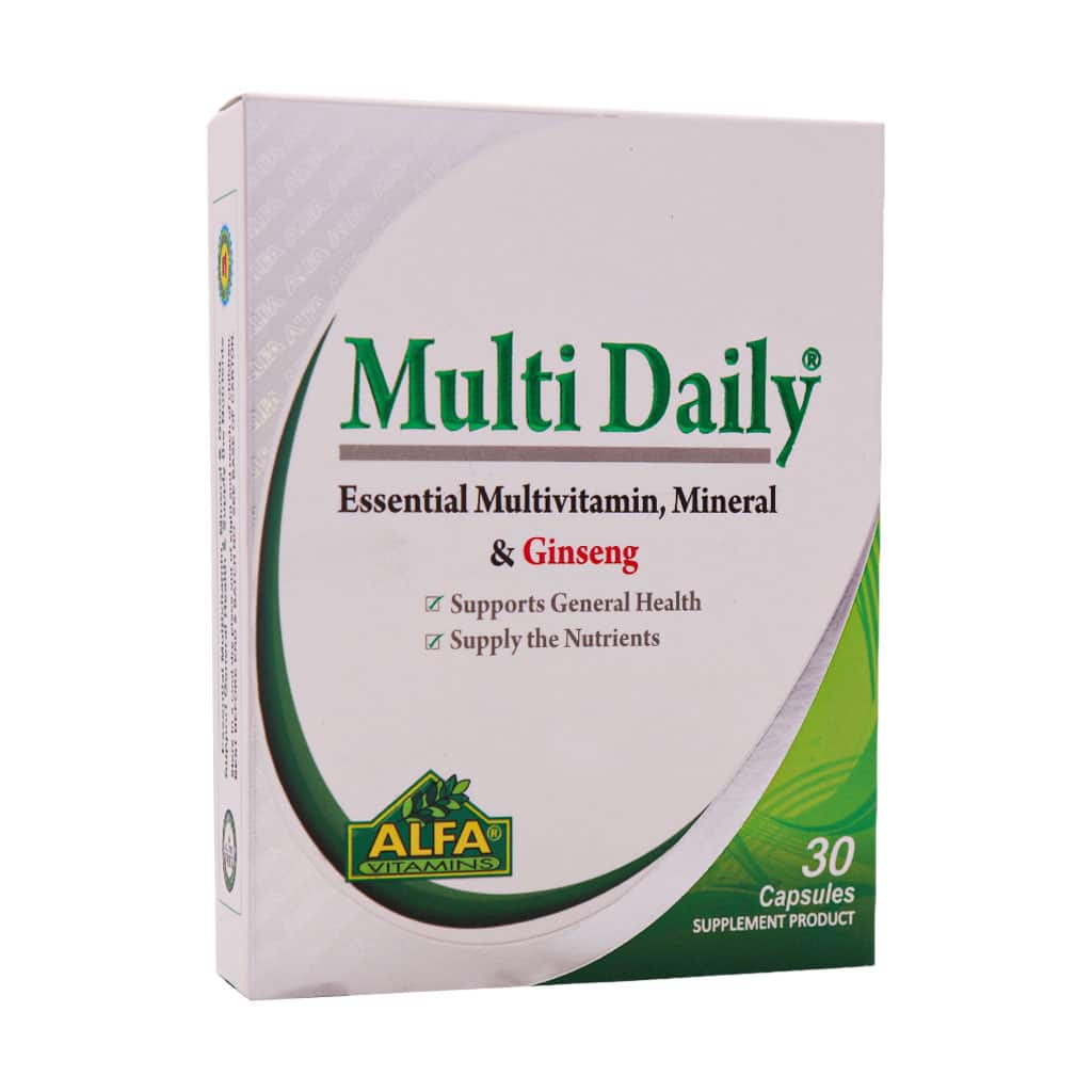Alfa-Vitamins-Multi-Daily-30-Caps قرص مولتی دیلی آلفا ویتامینز - تصویر 1