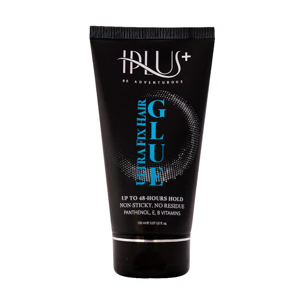 Iplus-Ultra-Fix-Hair-Glue.jpg ژل چسب مو بسیار قوی آی پلاس 150 میلی لیتر - تصویر 1