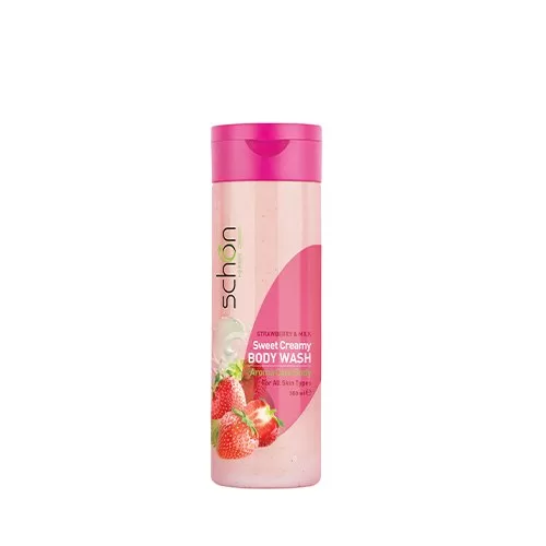 Body-Wash-Strawberry-Milk-jpg شامپو بدن کرمی شیر توت فرنگی - تصویر 1