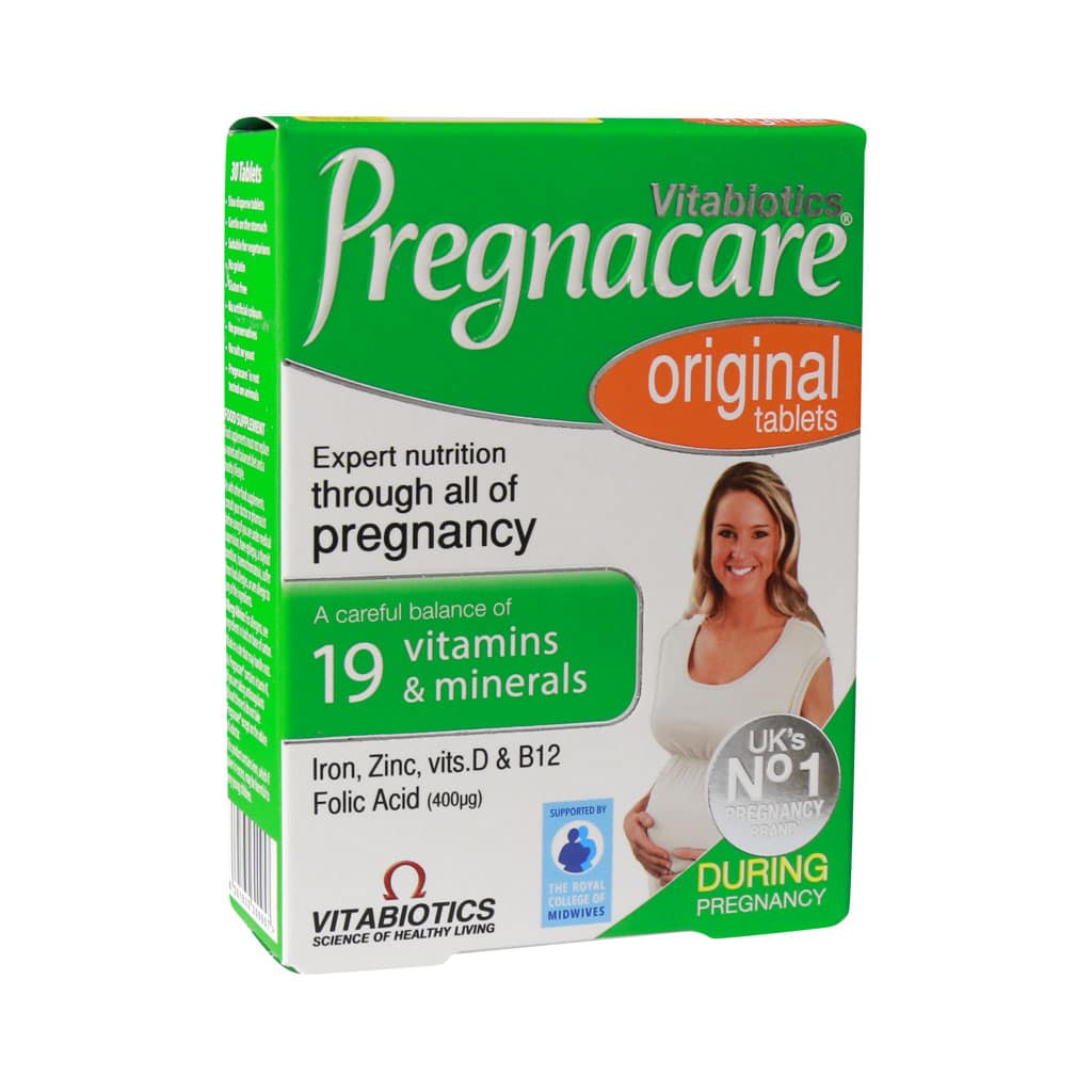 Vitabiotics-Pregnacare-Original-30-Taps قرص پرگناکر ویتابیوتیکس اورجینال - تصویر 1