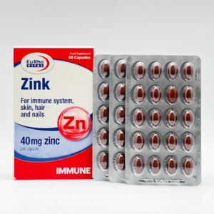 کپسول زینک 40 میلی گرم یوروویتال 60 عدد