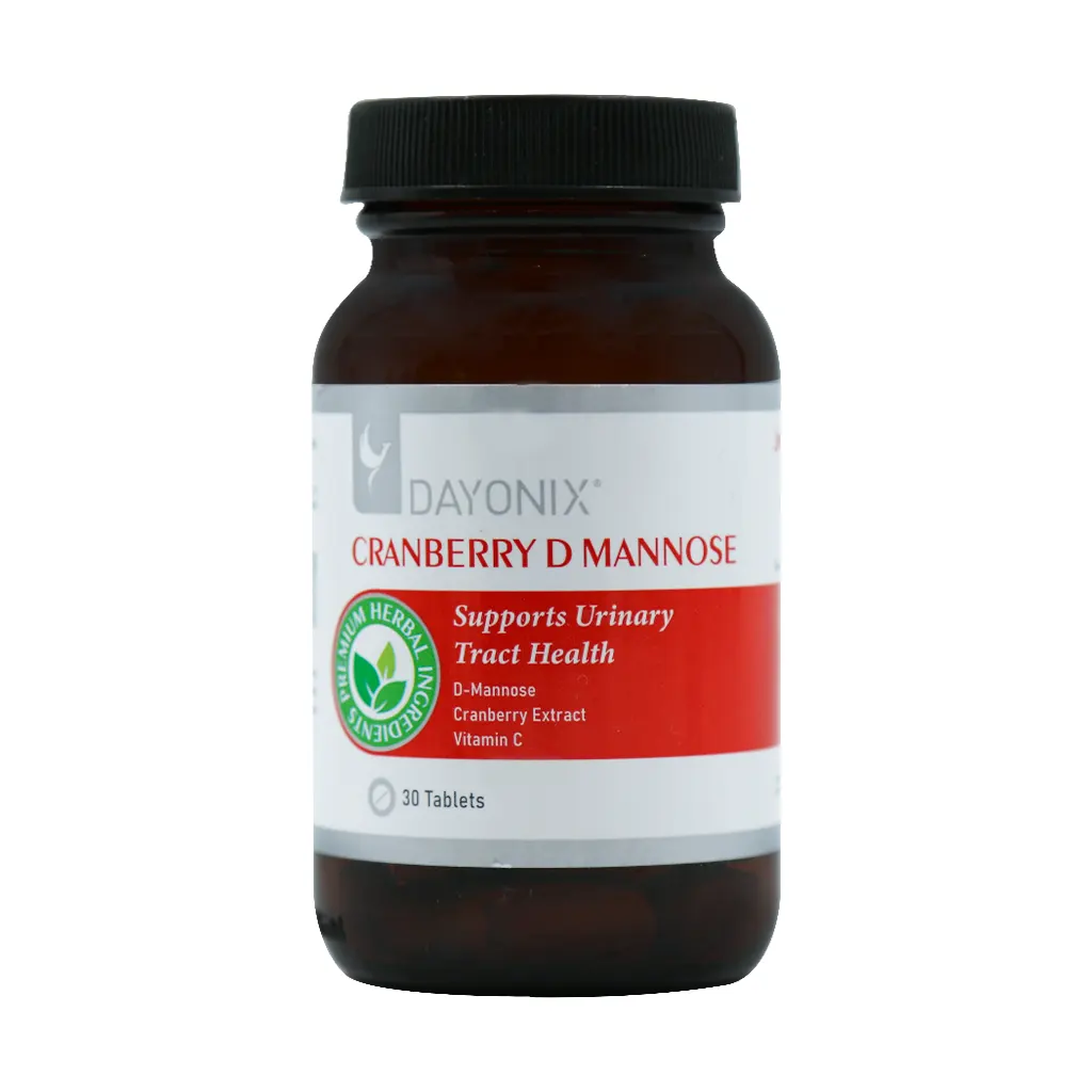قرص کرنبری دی مانوز دایونیکس فارما 30 عدد Dayonix Cranberry D Mannose Dayonix Pharma
