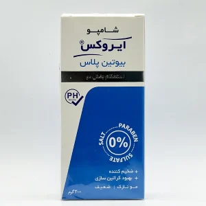 شامپو بیوتین پلاس ایروکس؛ استحکام‌بخش موهای نازک و کم‌پشت