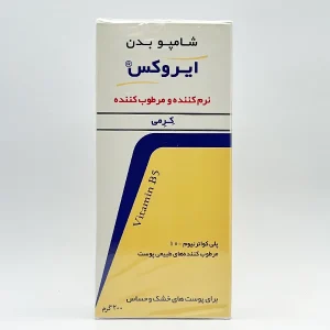 شامپو بدن کرمی بزرگسال ایروکس؛ آبرسانی عمیق پوست خشک و ملتهب
