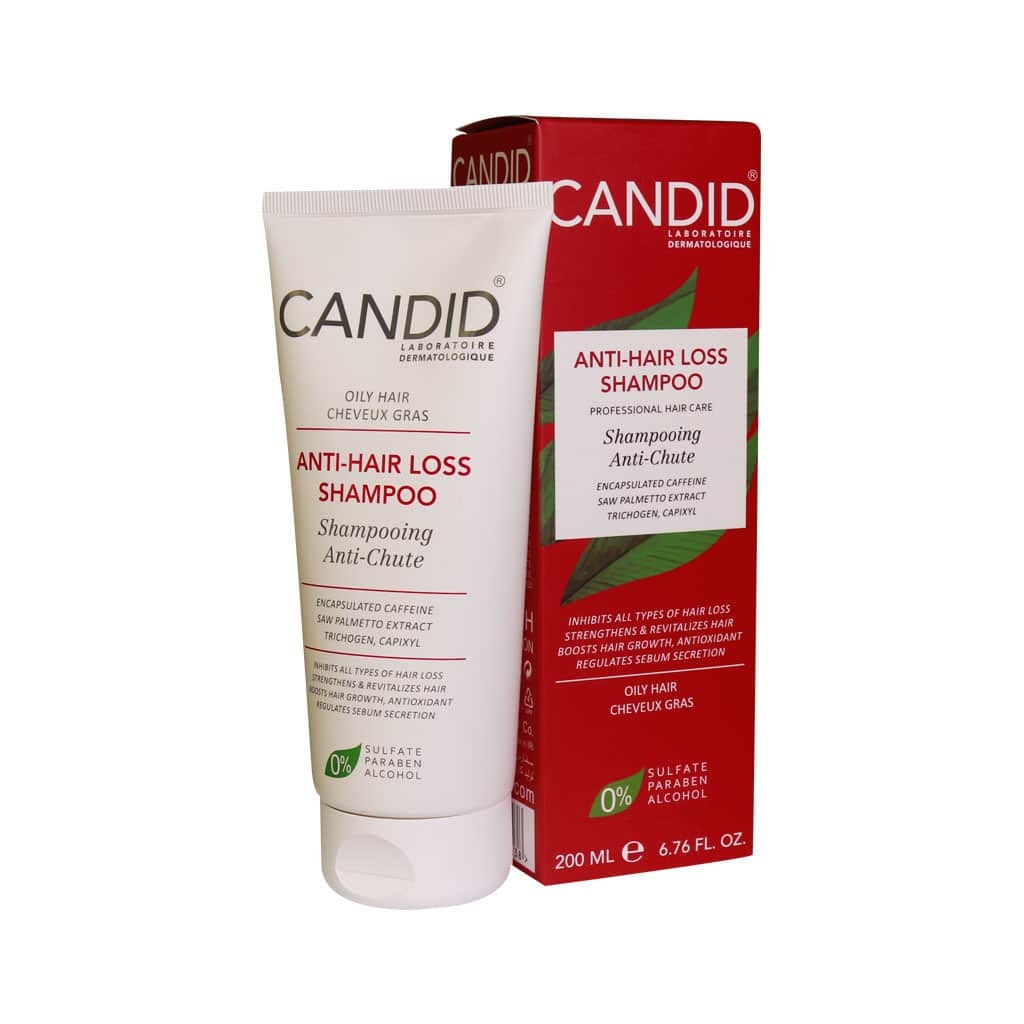 Candid-Anti-Hair-Loss-Shampoo-For-Oily-Hair-200-ml شامپو ضد ریزش موی چرب کاندید ۲۰۰ میلیلیتر - تصویر 1