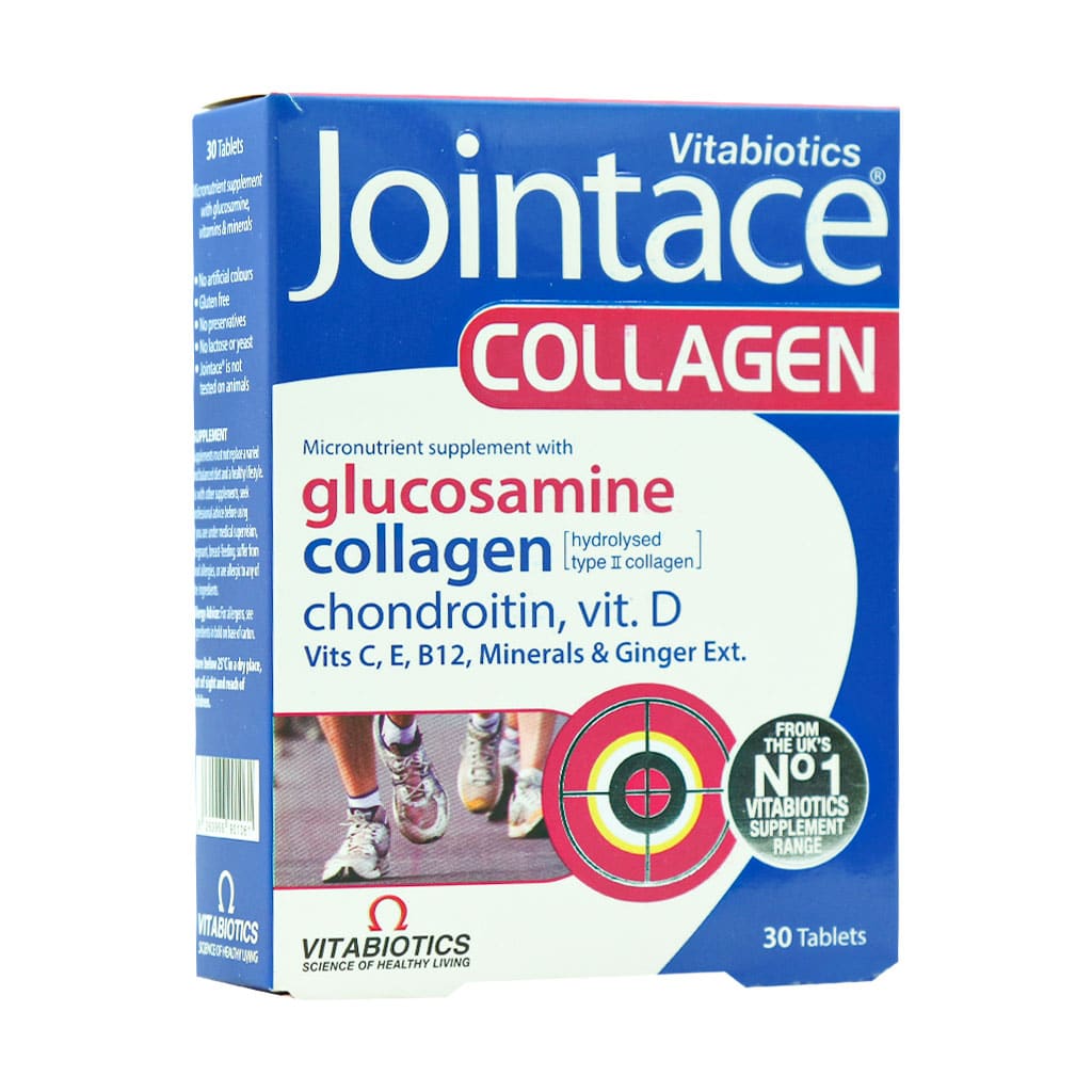 Vitabiotics-Jointace-Collagen-Tabs قرص جوینتیس کلاژن ویتابیوتیکس ۳۰ عدد - تصویر 1