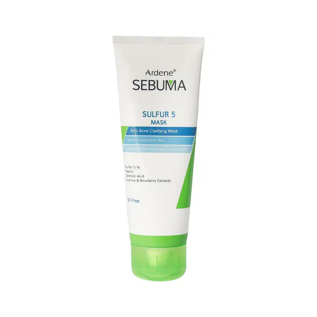 Ardene-Sebuma-Sulfur-5-Mask.jpg (1) ماسک ضد جوش و پاکسازی کننده سبوما آردن 75 میلی لیتر - تصویر 1