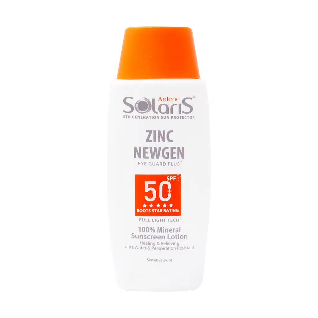 Ardene-Solaris-Sun-Screen-Lotion-Zinc-Nwegen-SPF50-3.jpg لوسیون ضد آفتاب فیزیکال زینک نیوژن سولاریس آردن 100 میلی لیتر - تصویر 1