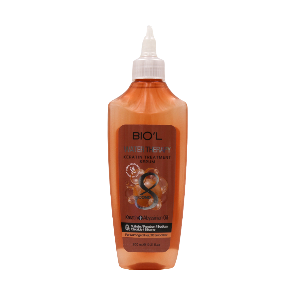 Biol-Water-Therapy-Keratin-Treatment-Serum-200 (1) بیول سرم آبی تقویت کننده صاف کننده ساقه مو - تصویر 1