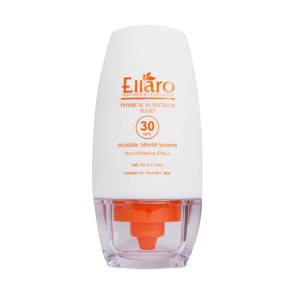 فلوئید ضد آفتاب فیزیکال SPF30 الارو 50 الارو ضد آفتاب فلوئیدی انواع پوست اس پی اف 30 - تصویر 1