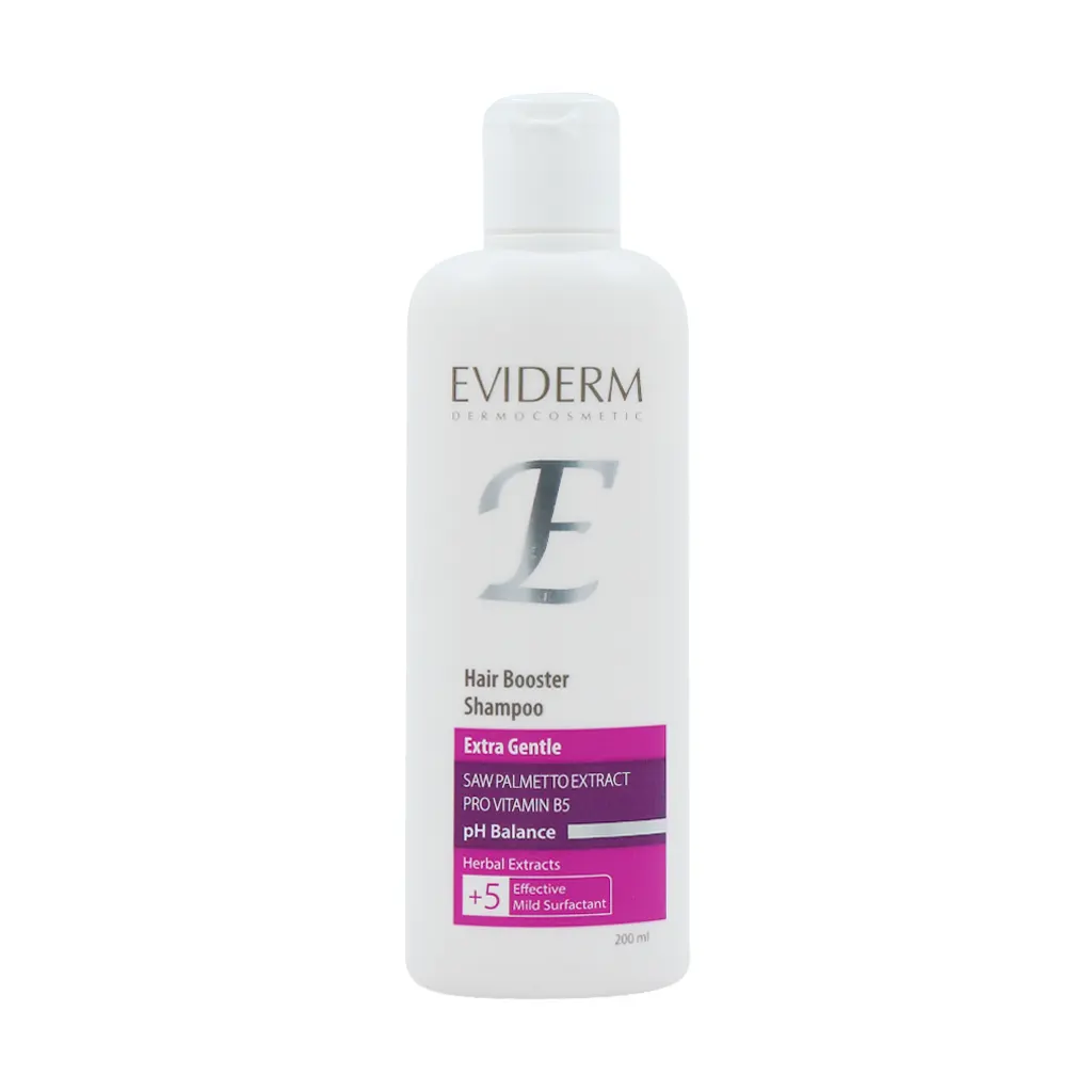 Eviderm-Hair-Booster-Gentle-Shampoo-200-Ml شامپو فاقد سولفات تقویت کننده مو اویدرم - تصویر 1
