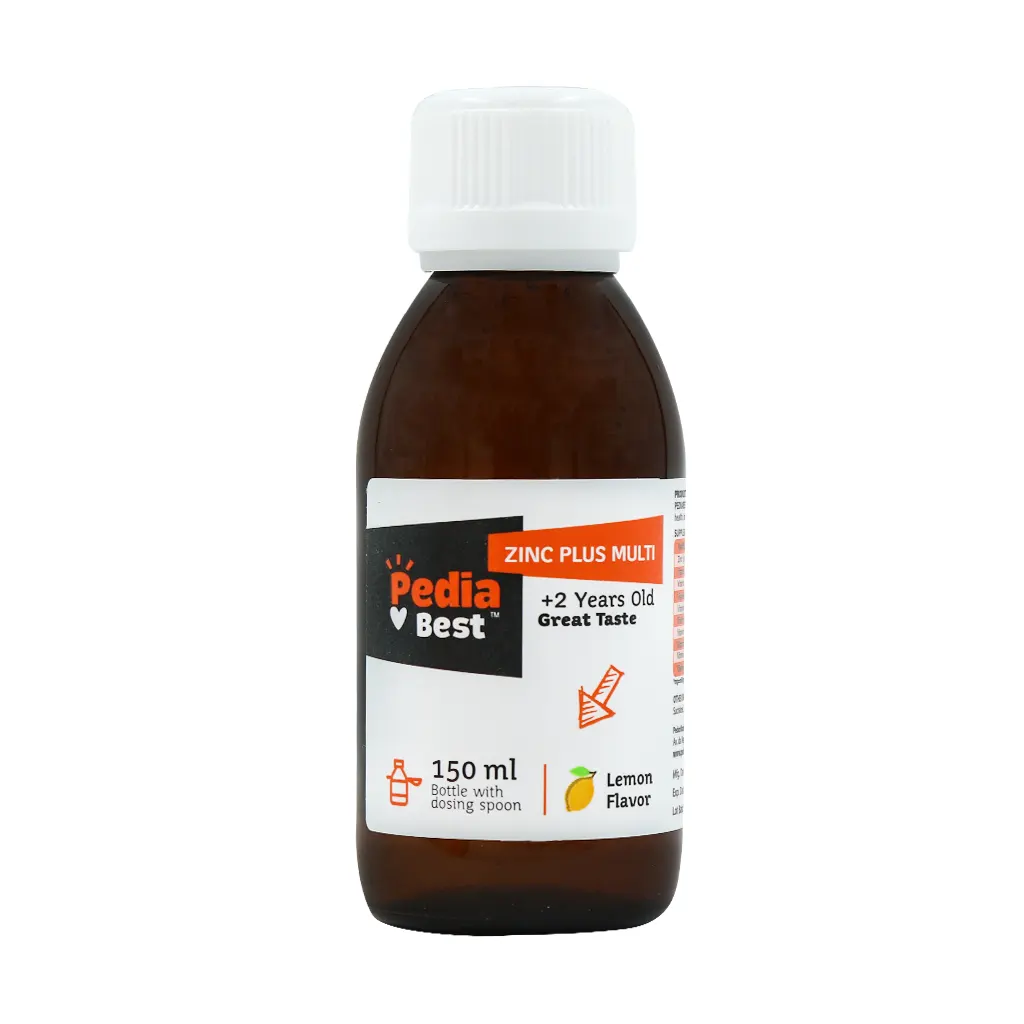 Pedia-Best-ZincPlusMulti (1) شربت زینک پلاس مولتی پدیابست - تصویر 1