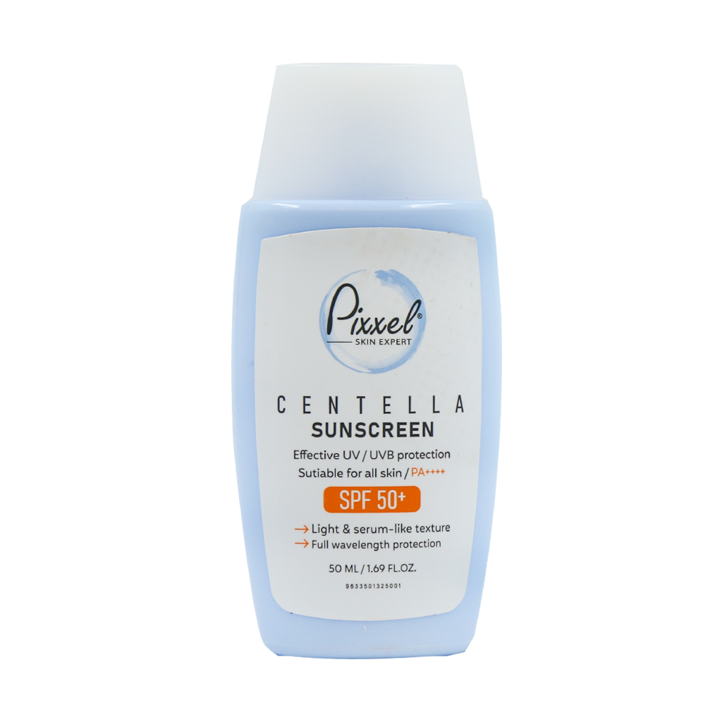 Pixxel-Centella-SPF50-Sunscreen-50-ml کرم ضد آفتاب سنتلا SPF50 پیکسل - تصویر 1