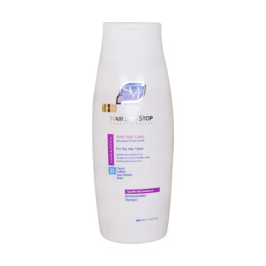SVI-Hair-Loss-Stop-Shampoo-For-Dry-Hair-200-ml.jpg اس وی آی شامپو ضد ریزش موی خشک 200 میل - تصویر 1
