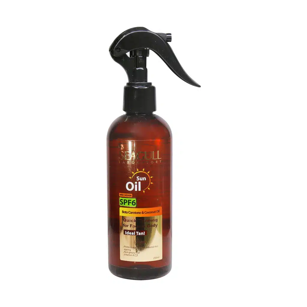 Seagull-Sun-Oil-250-ml.jpg سی گل اسپری روغن آفتاب حاوی عصاره هویج - تصویر 1