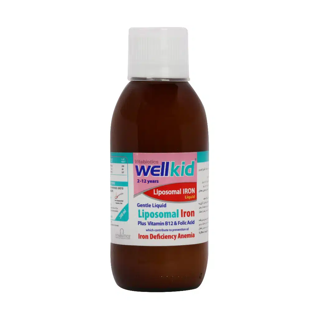 Vitabiotics-Wellkid-Liposomal-Iron-Liquid-200-Ml.jpg (2) شربت ول کید آهن لیپوزومال - تصویر 1