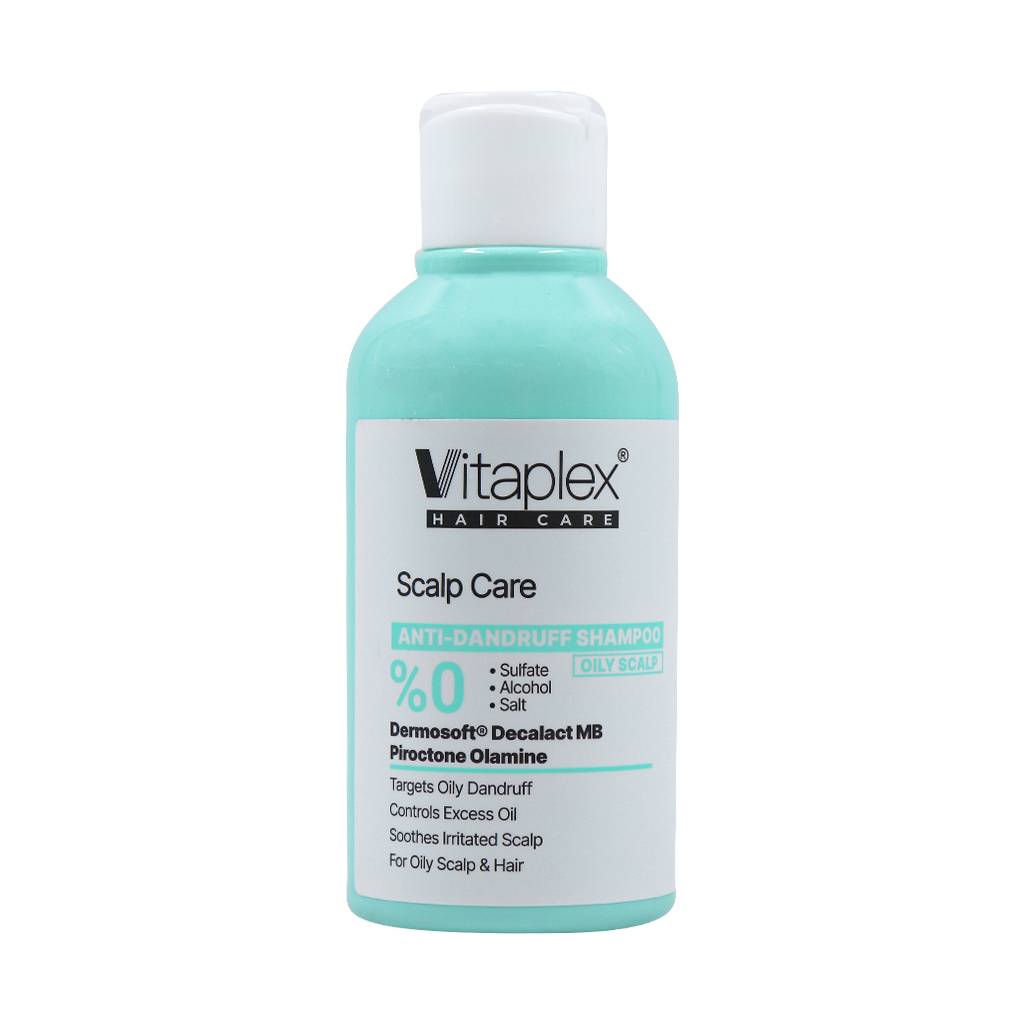 Vitaplex-Anti-Dandruff-Shampoo-Oily-Scalp-250-ml شامپو فاقد سولفات ضد شوره مو و پوست سر چرب ویتاپلکس - تصویر 1