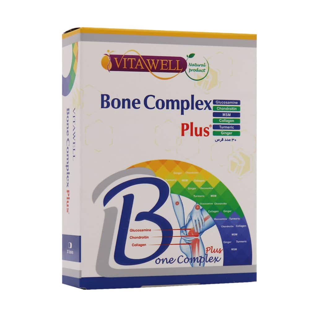 Vitawell-Bone-Complex-Plus-30-Tabs (1) قرص بن کمپلکس پلاس ویتاول ۳۰ عدد - تصویر 1